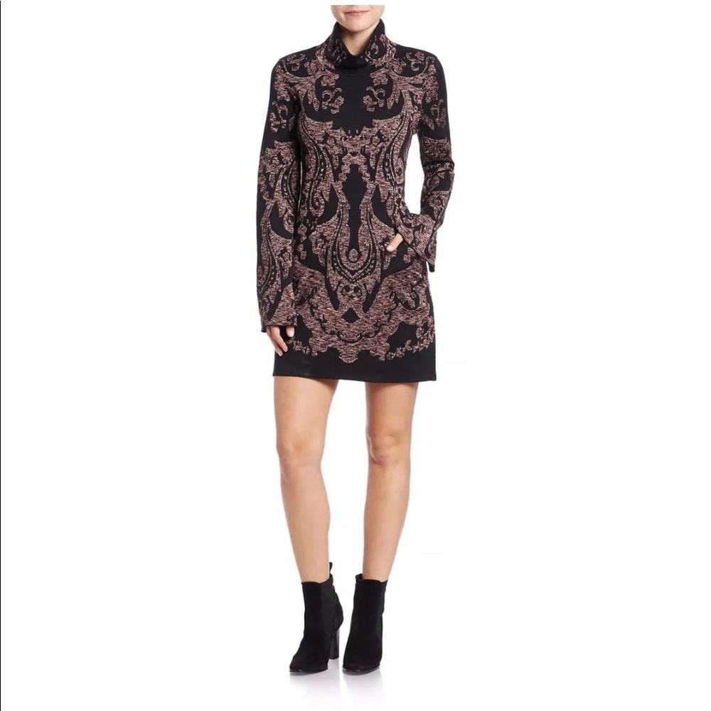 Free People Modern Love Paisley Print Dress Sz M
